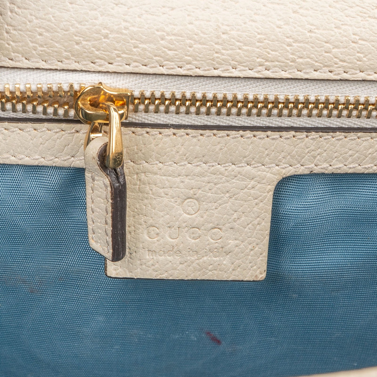 Gucci Grained Leather Sylvie Bee Star Web Crossbody Bag