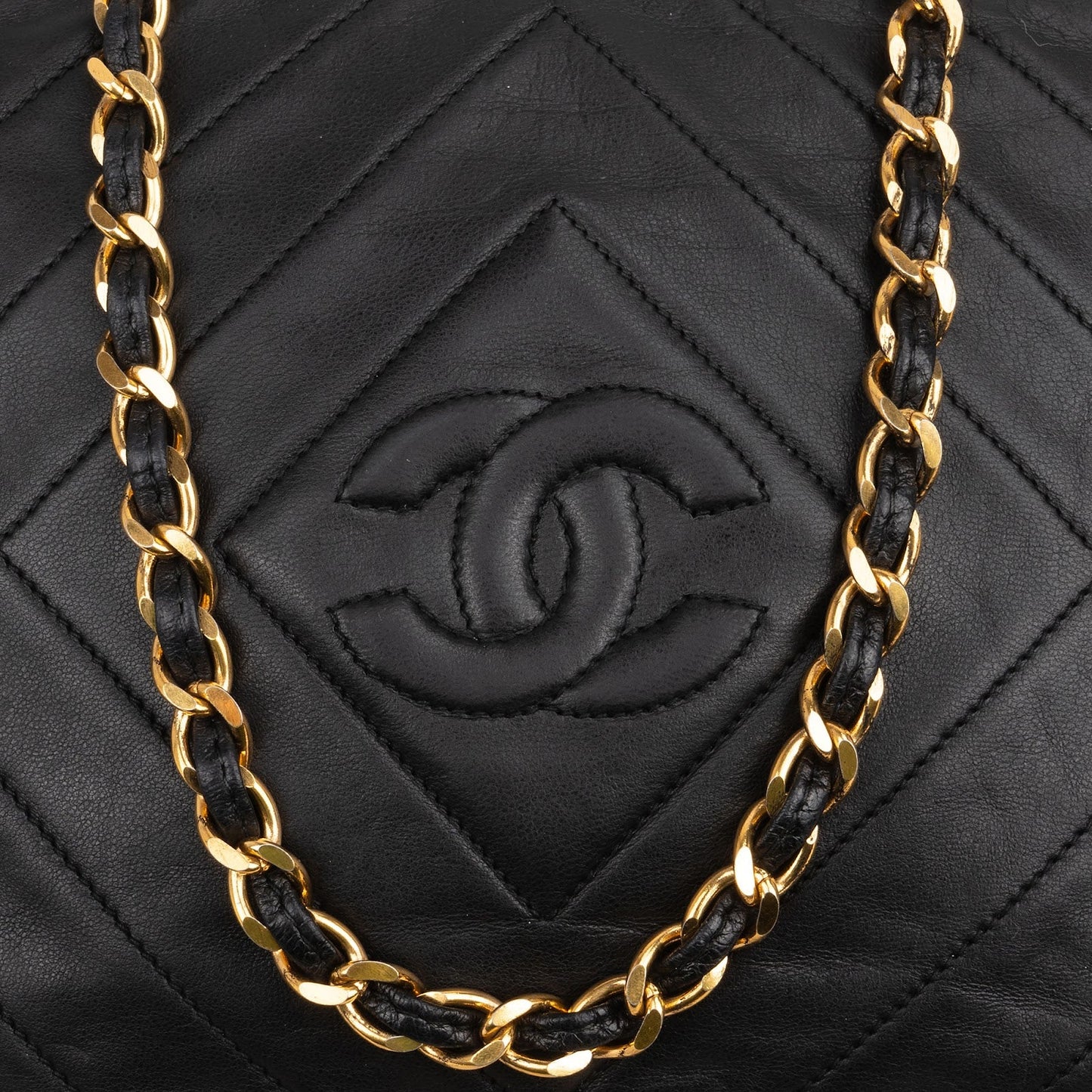 Chanel Quilted Lambskin CC Tassel Crossbody Bag