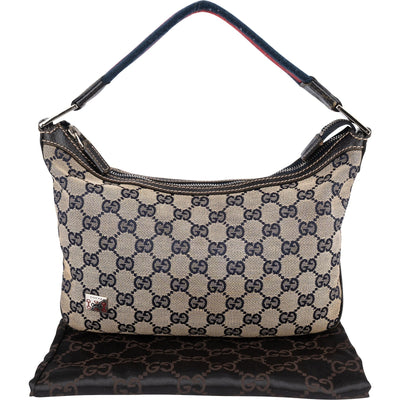 Gucci Monogram GG Canvas Pochette Handbag