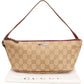 Gucci Monogram GG Canvas Pochette Handbag