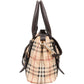 Burberry Nova-Check Monogram Haymarket Shoulder Bag