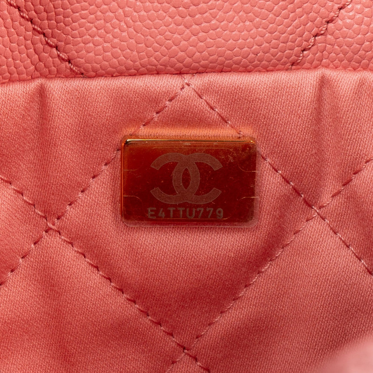 Chanel 22 Caviar Leather Small Drawstring Bag Handbag