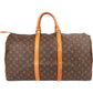 Louis Vuitton Monogram Canvas Keepall 50 Travel Bag