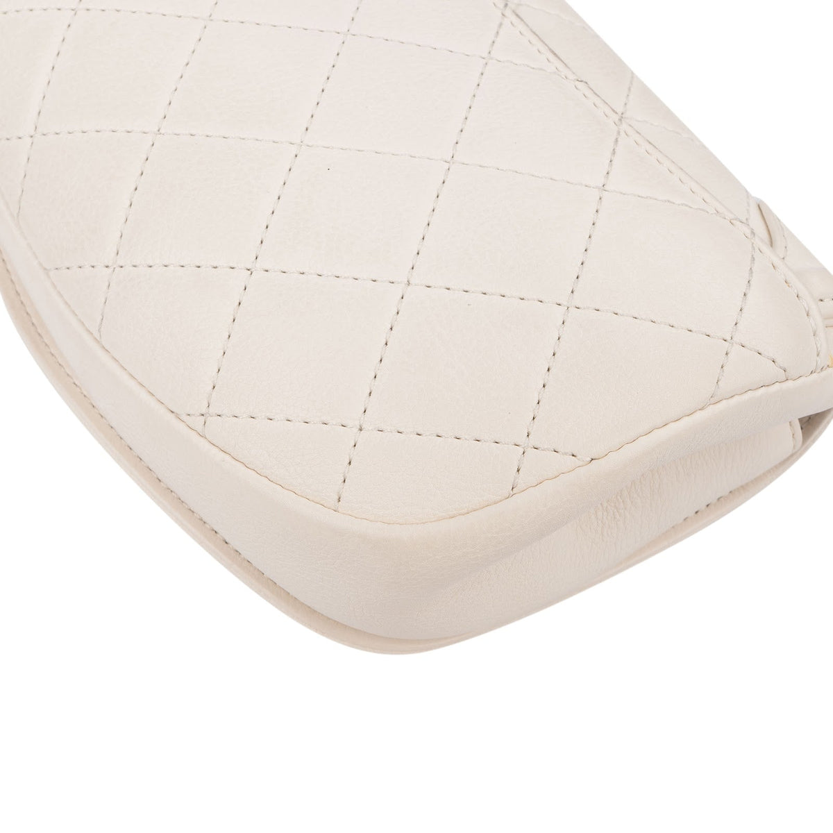 Chanel Quilted Calfskin Small Underline Single Flap Crossbody Bag