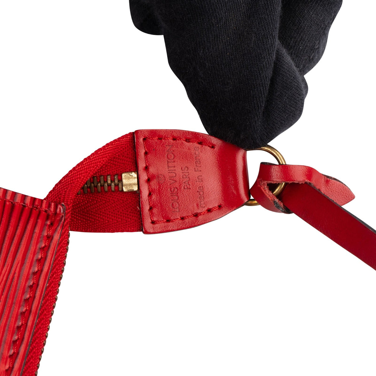 Louis Vuitton Red Epi Leather Pochette Accessoires Handbag
