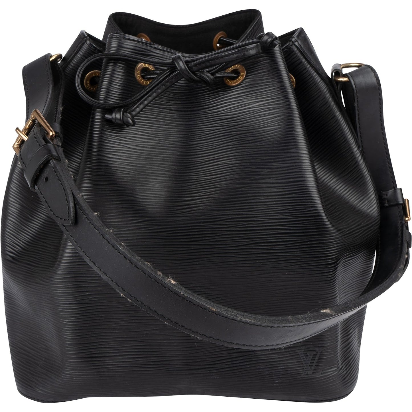 Louis Vuitton Noir Epi Leather Sac Noé Petit Shoulder Bag