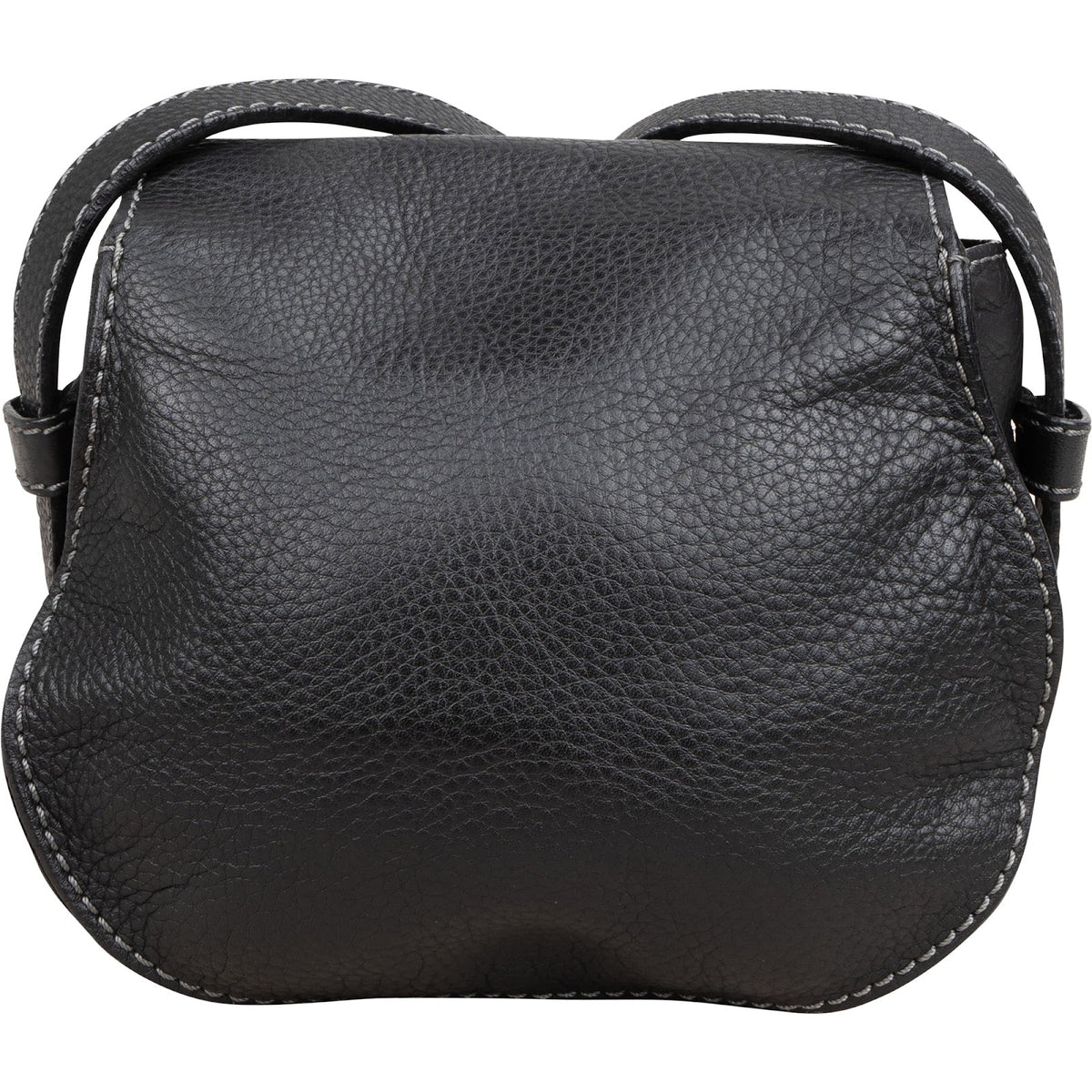 Chloé Grained Calfskin Small Marcie Saddle Crossbody Bag