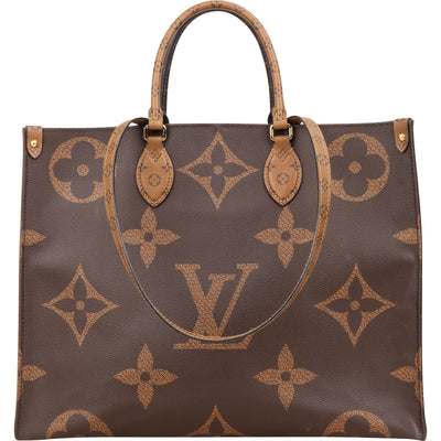 Louis Vuitton Monogram Giant Reverse Onthego GM Handbag