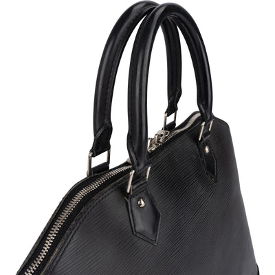 Louis Vuitton Noir Epi Leather Alma GM Handbag