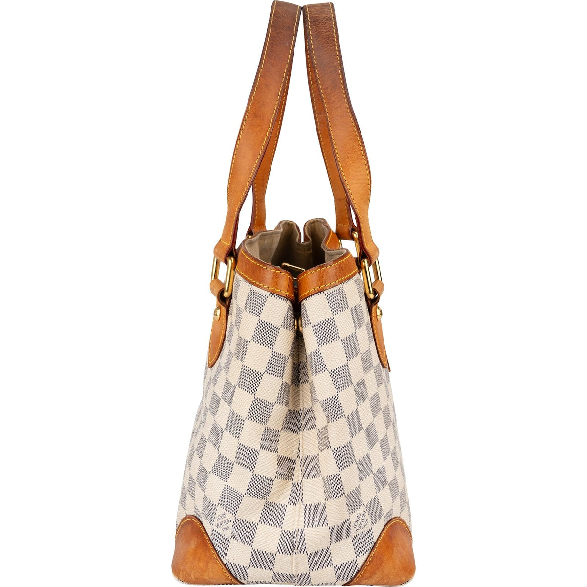 Louis Vuitton Hampstead PM aus Damier Azur Canvas – Ansicht 3
