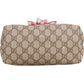 Gucci Monogram GG Supreme Children's Tote Bow Handbag