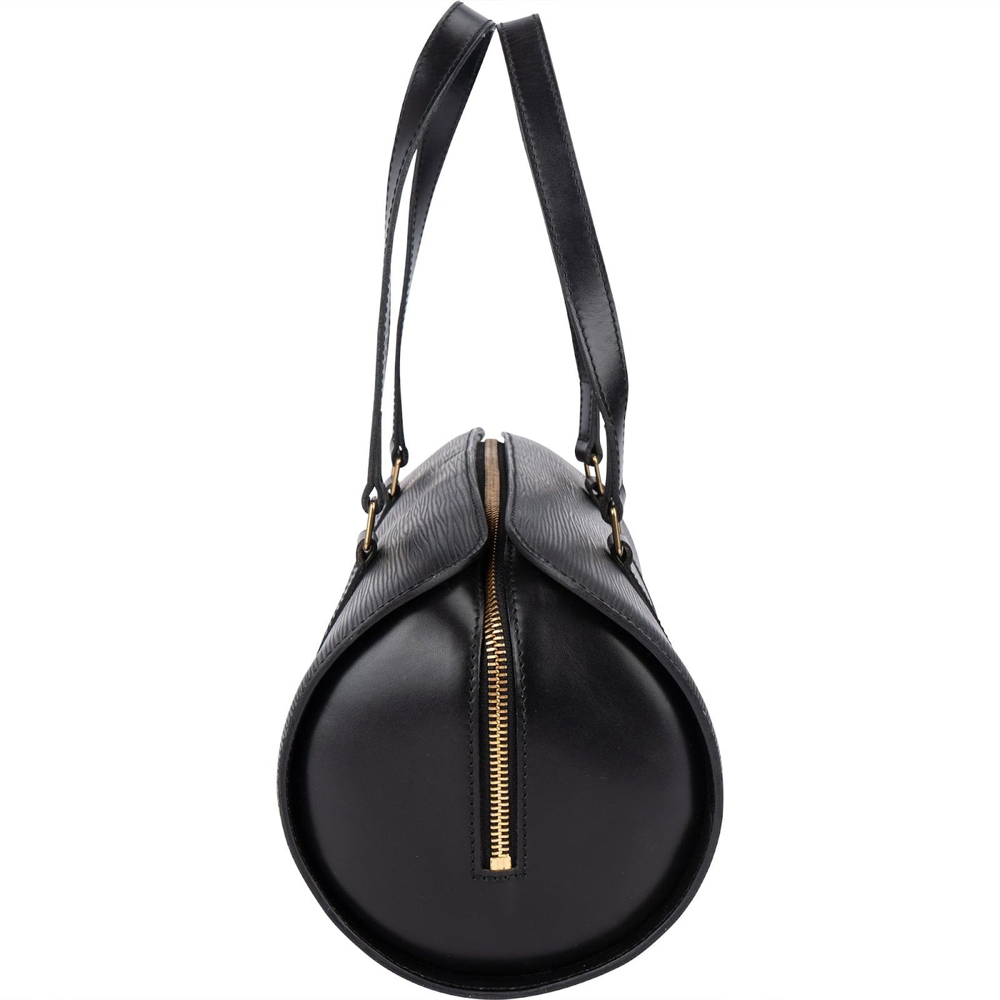 Louis Vuitton Noir Epi Leather Soufflot Handbag