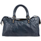 Balenciaga Blue Leather City Handbag