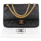 Chanel Quilted Lambskin 24K Gold Double Flap Shoulder Bag