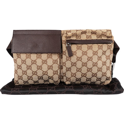 Gucci Monogram GG Pocket Belt Crossbody Bumbag