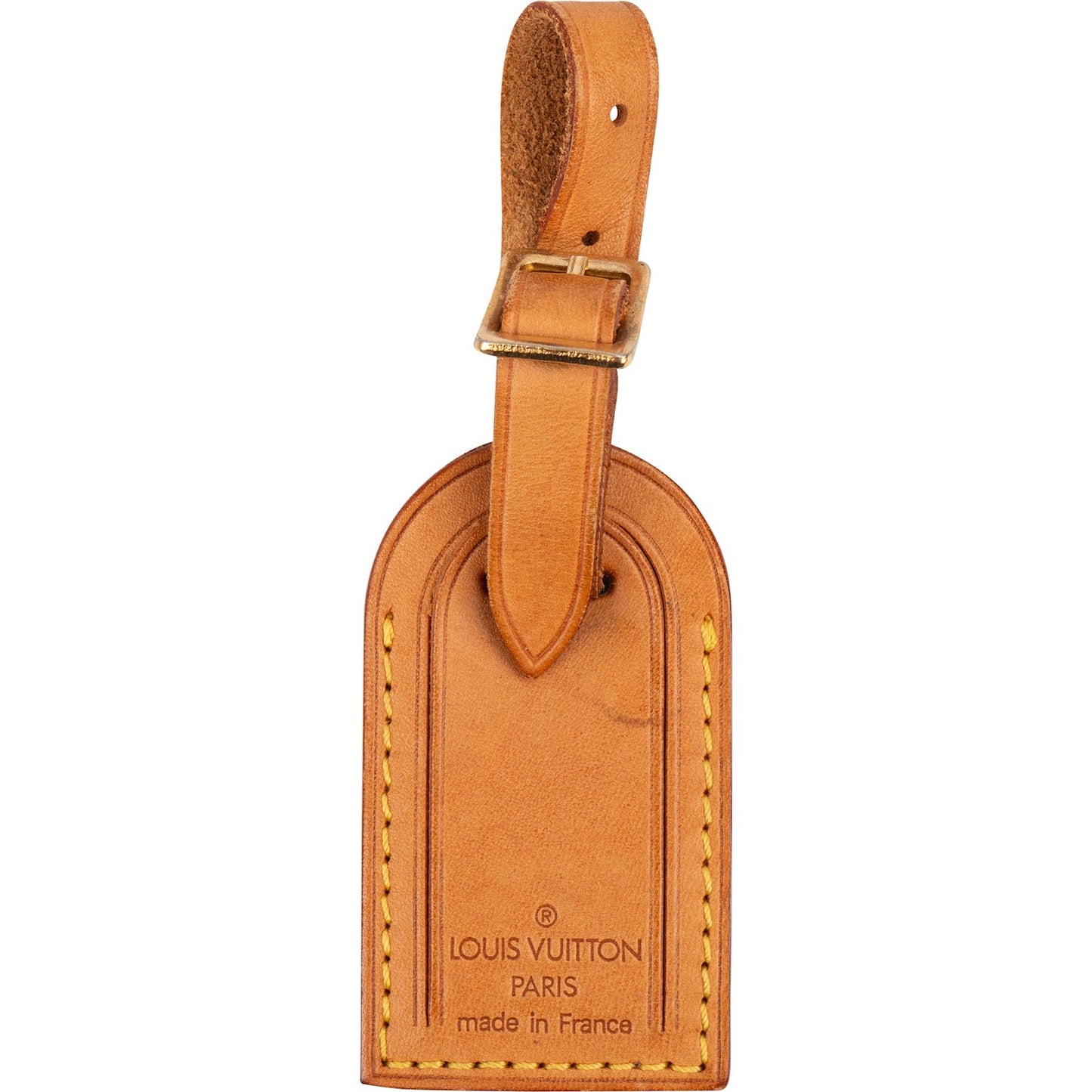 Louis Vuitton Vachetta Leather Luggage Tag (KTM)
