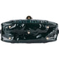 Gucci Monogram Patent Leather Horsebit Boston Handbag