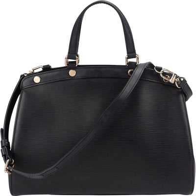 Louis Vuitton Noir Epi Leather Brea MM Handbag