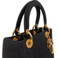 Christian Dior Quilted Nylon Cannage Lady Dior Handbag
