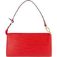 Louis Vuitton Red Epi Leather Pochette Accessoires Handbag