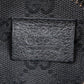 Gucci Black Monogram GG Canvas Belt Crossbody Bag