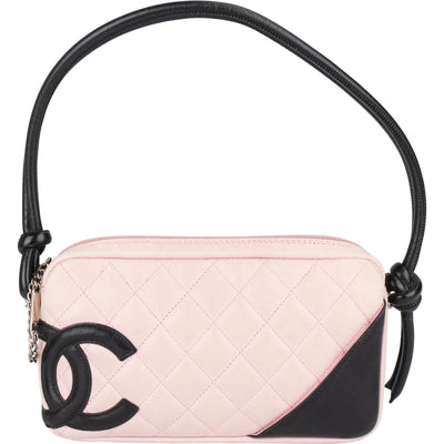 Chanel Quilted Lambskin Cambon CC Mini Shoulder Bag