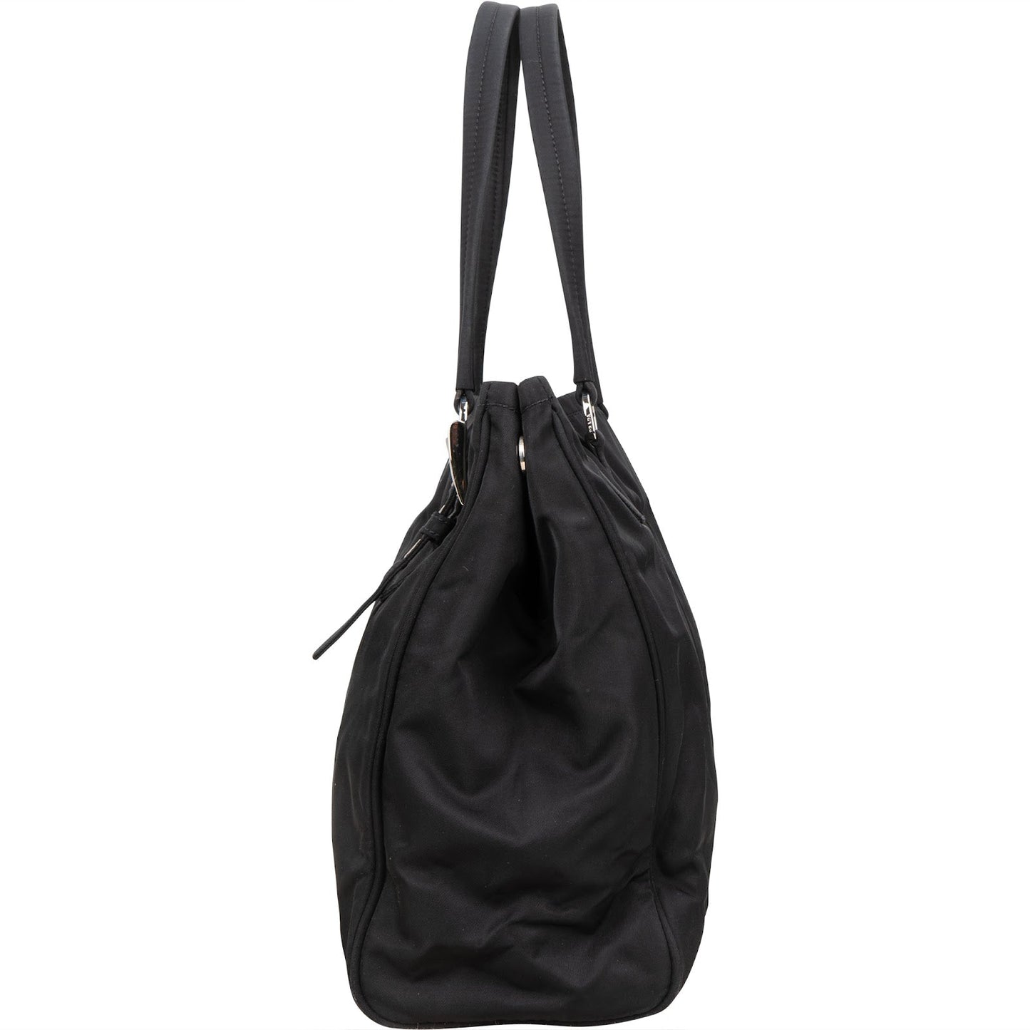 Prada Nylon Triangle Tote Handbag