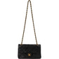 Chanel Quilted Lambskin 24K Gold Small Double Flap Shoulder Bag