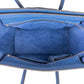 Céline Micro Luggage aus blauem Drummed-Kalbsleder – Ansicht 8