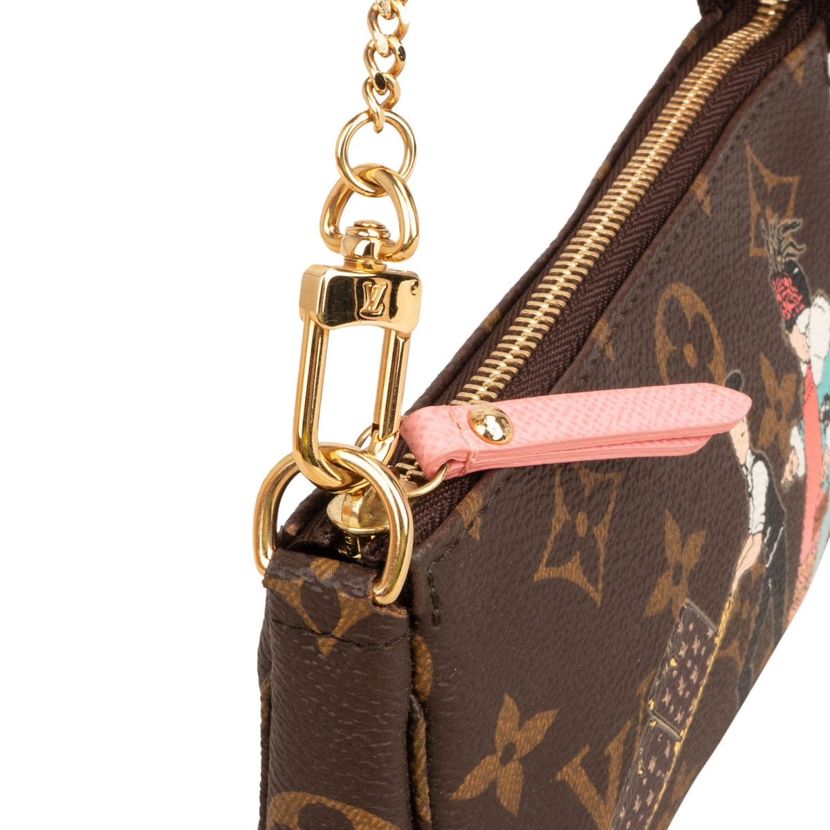 Louis Vuitton Monogram Illustre Mini Pochette Accessoires Handbag