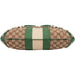 Gucci Monogram GG Web Stripe Horsebit Hobo Shoulder Bag