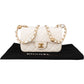 Chanel Quilted Lambskin Mini Rectangular Pearl Single Flap Crossbody Bag
