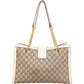 Gucci Monogram GG Supreme Medium Padlock Shoulder Bag