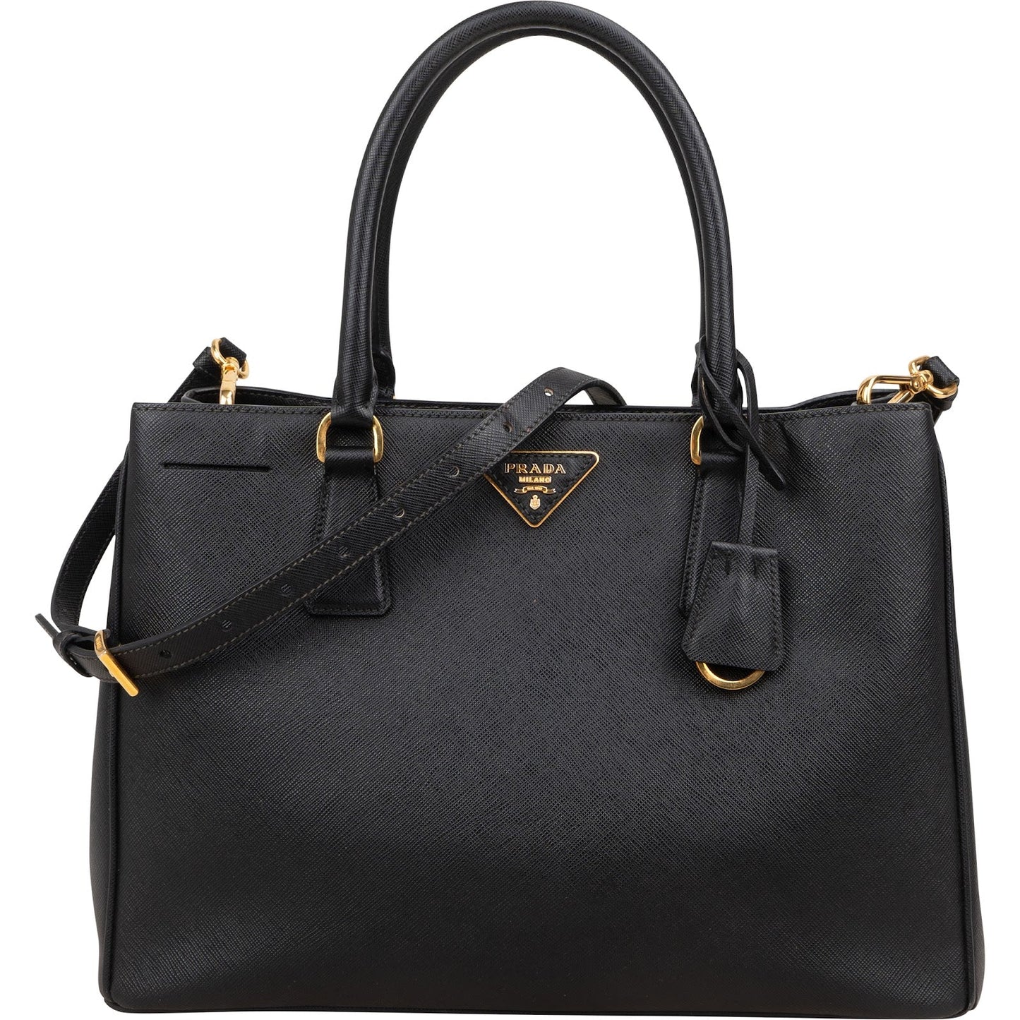 Prada Saffiano Leather Galleria Tote Handbag
