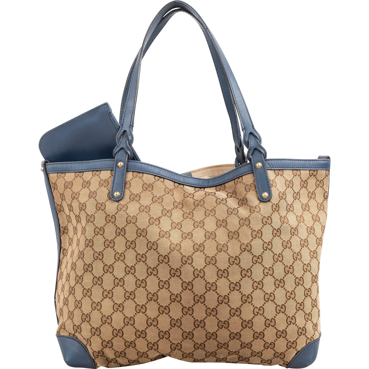 Gucci Monogram GG Canvas Tote Shoulder Bag