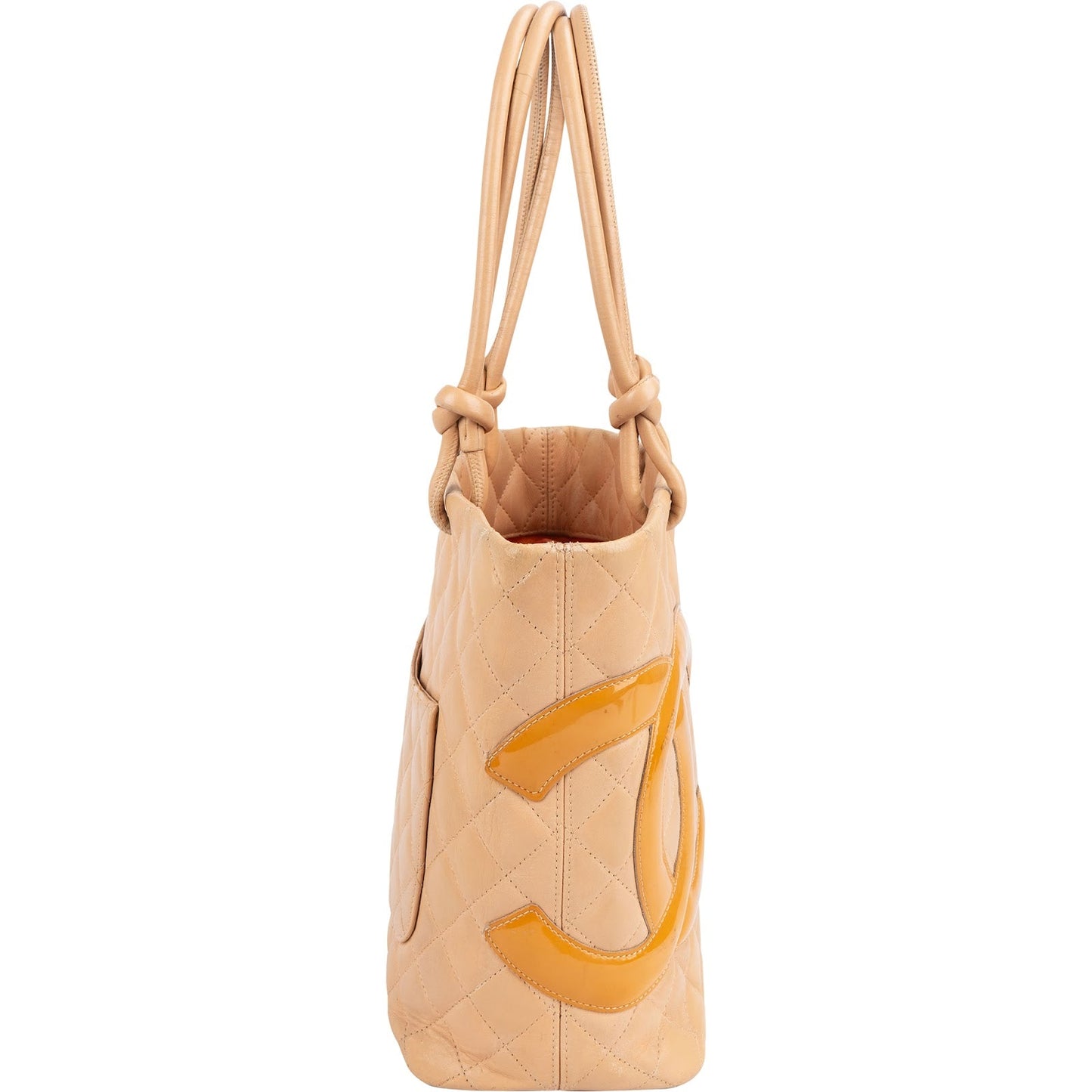 Chanel Quilted Calfskin Cambon Ligne Tote Handbag