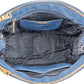 Prada Blue Saffiano Leather Galleria Handbag