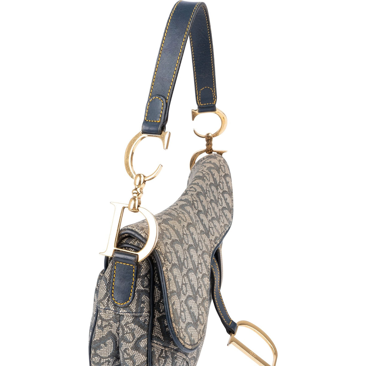 Dior Saddle aus Oblique Denim – Ansicht 3