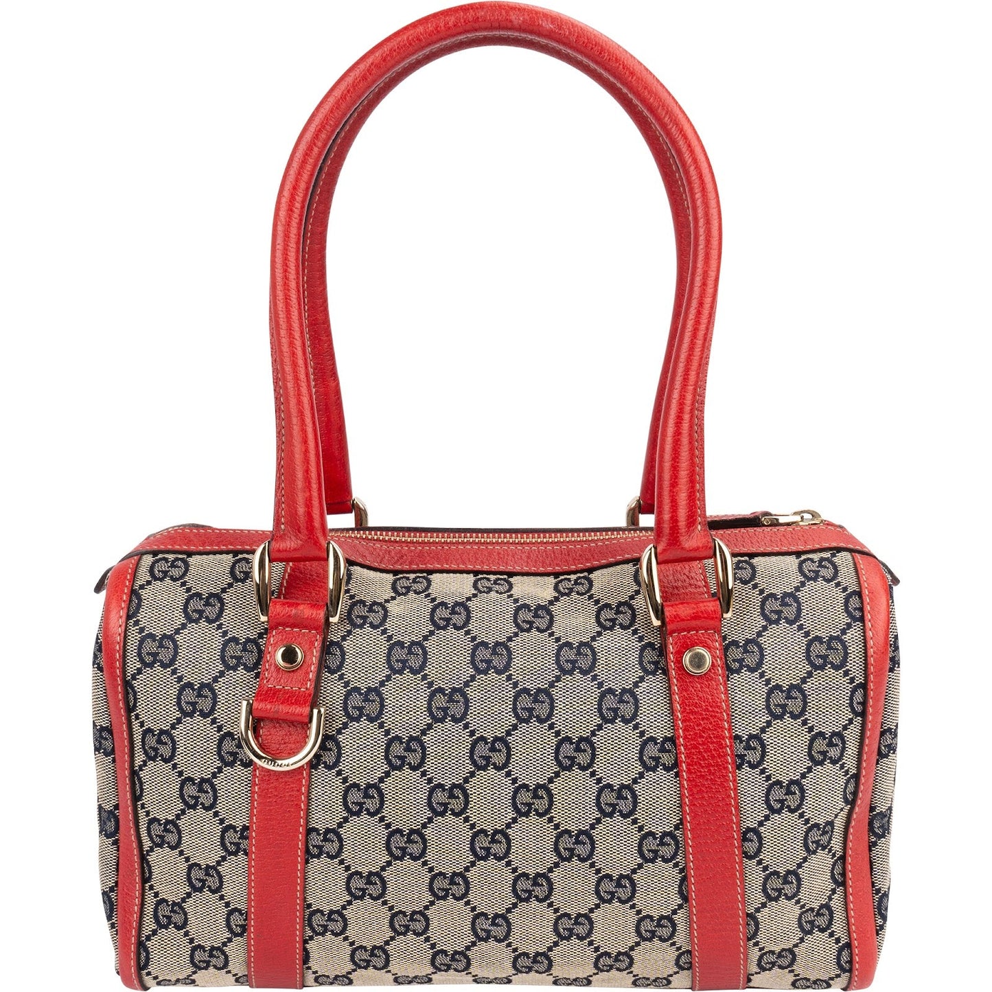 Gucci Monogram GG Canvas Boston Handbag