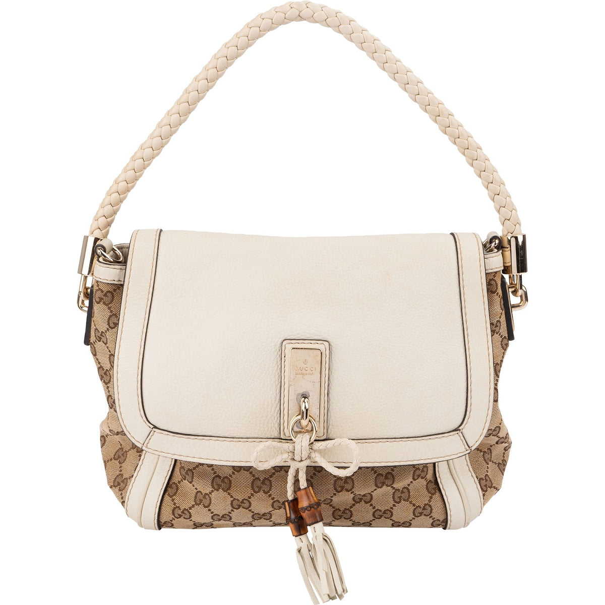 Gucci Monogram GG Canvas Bella Flap Shoulder Bag