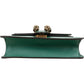 Gucci Grained Green Leather Dionysus Crystal Small Crossbody Bag