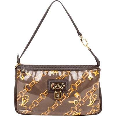 Louis Vuitton Limited Edition Charms Monogram Pochette Accessoires Handbag