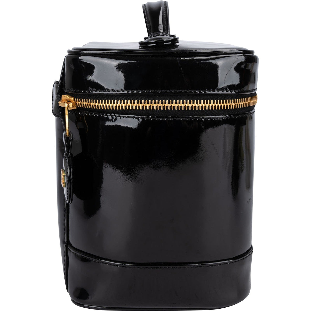 Chanel Patent Leather CC Vanity Case Handbag