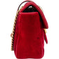 Gucci Velvet Matelassé GG Marmont Crossbody Bag