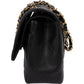 Chanel Quilted Caviar Leather Jumbo Double Flap Shoulder Bag