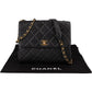 Chanel Quilted Lambskin Rectangular Single Flap Crossbody Bag