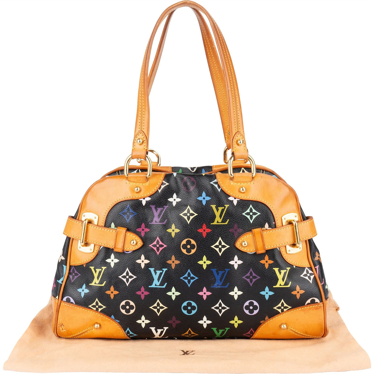 Louis Vuitton Monogram Murakami Multicolor Claudia Shoulder Bag