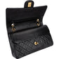 Chanel Quilted Lambskin 24K Gold Medium Double Flap Shoulder Bag