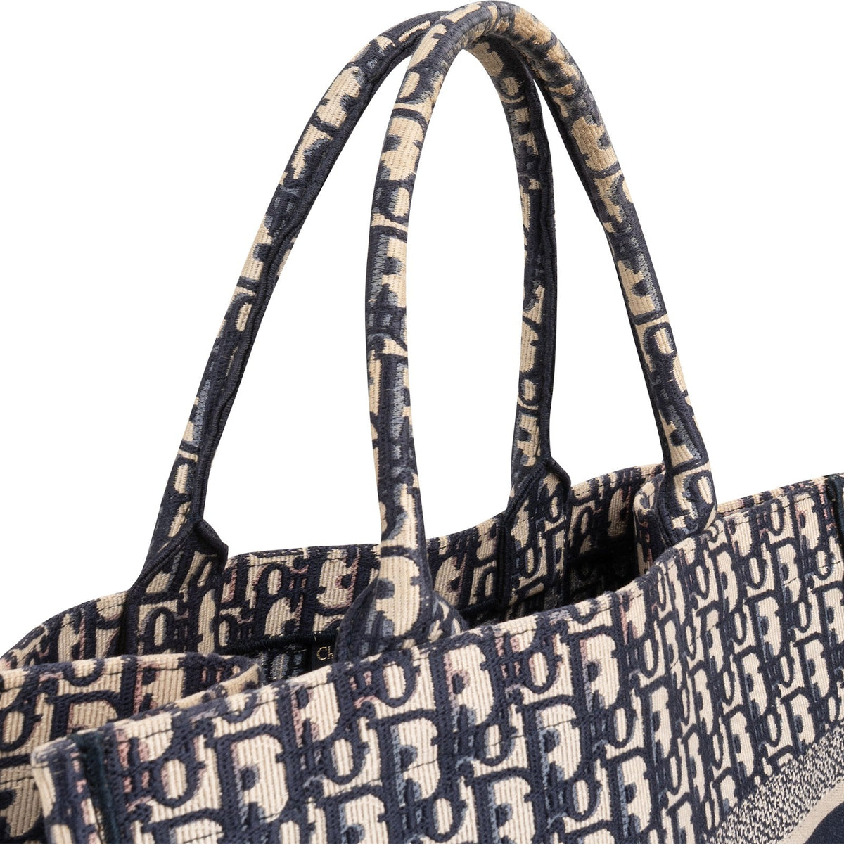 Christian Dior Oblique Trotter Monogram Small Book Tote Handbag