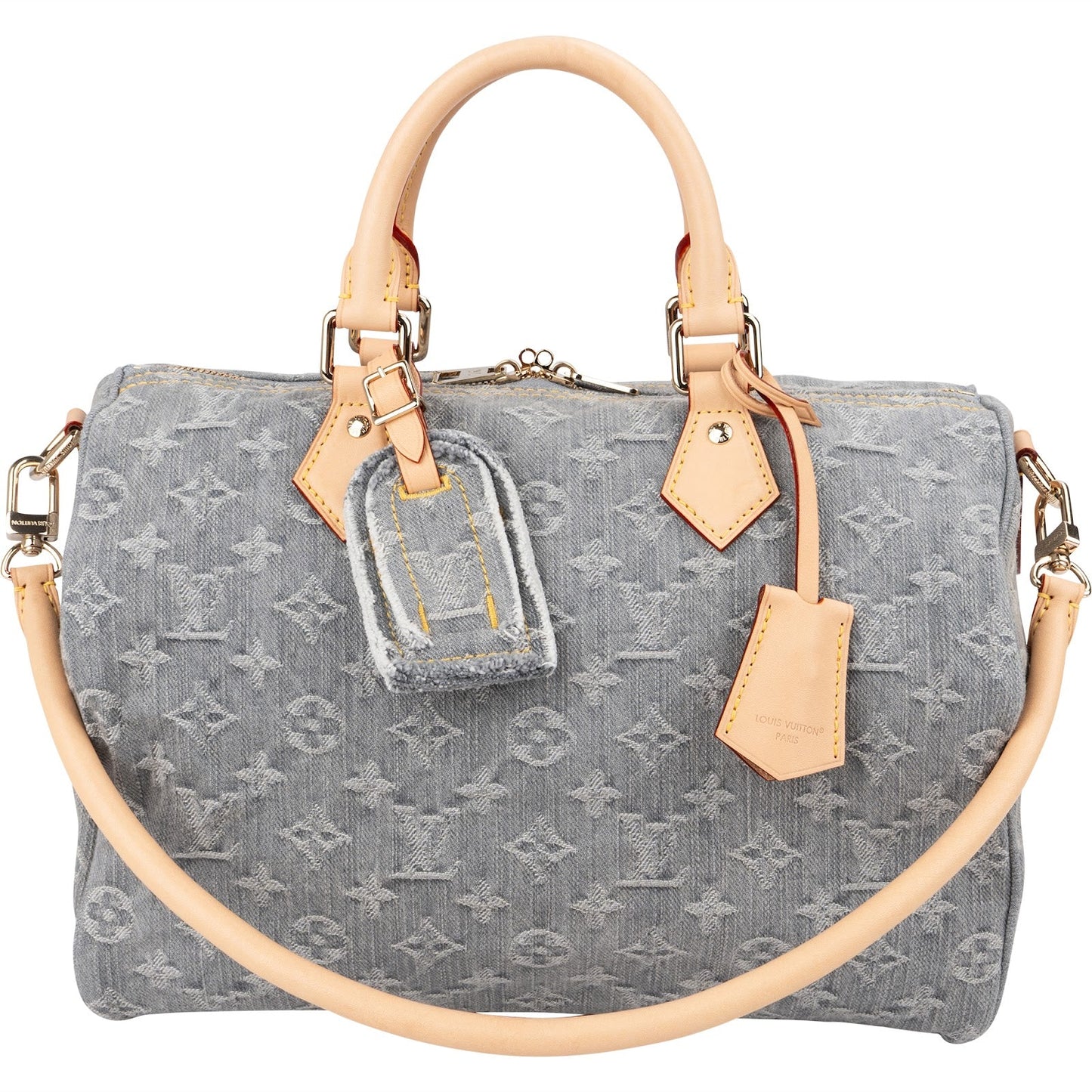 Louis Vuitton Monogram Denim Speedy 30 Bandoulière Handbag